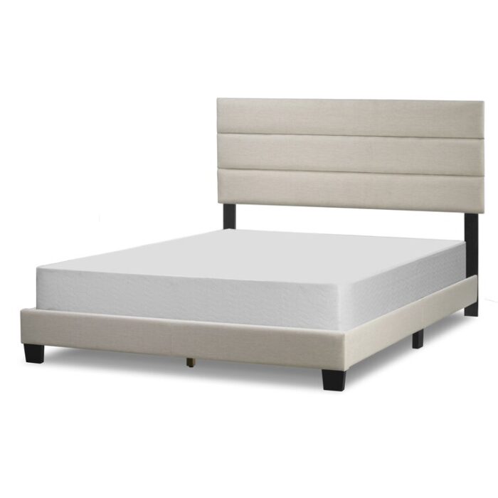 Hugley Upholstered Standard Bed - Chic Decora