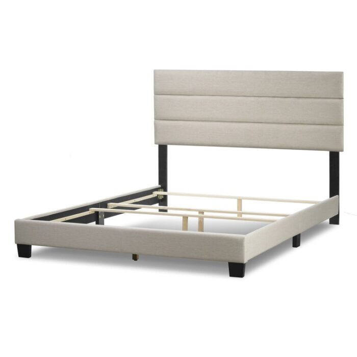 Hugley Upholstered Standard Bed - Chic Decora