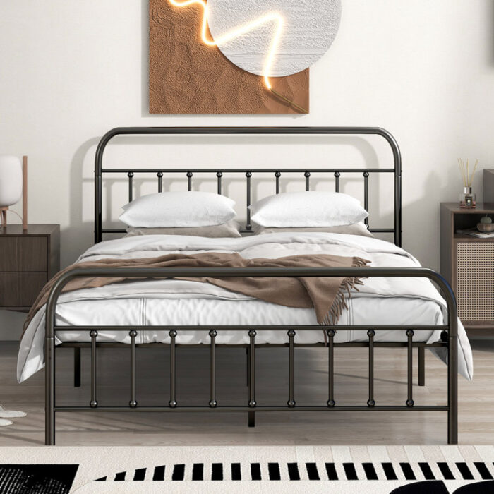 Hwang Platform Bed - Chic Decora