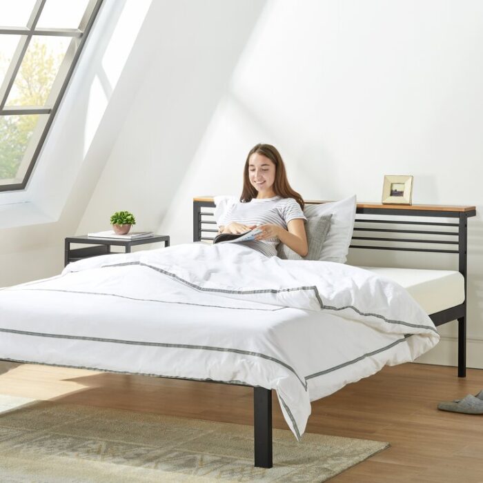 Hylle Metal Slat Bed - Chic Decora