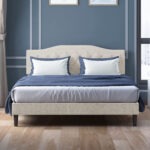 Imona Upholstered Metal Platform Bed - Chic Decora