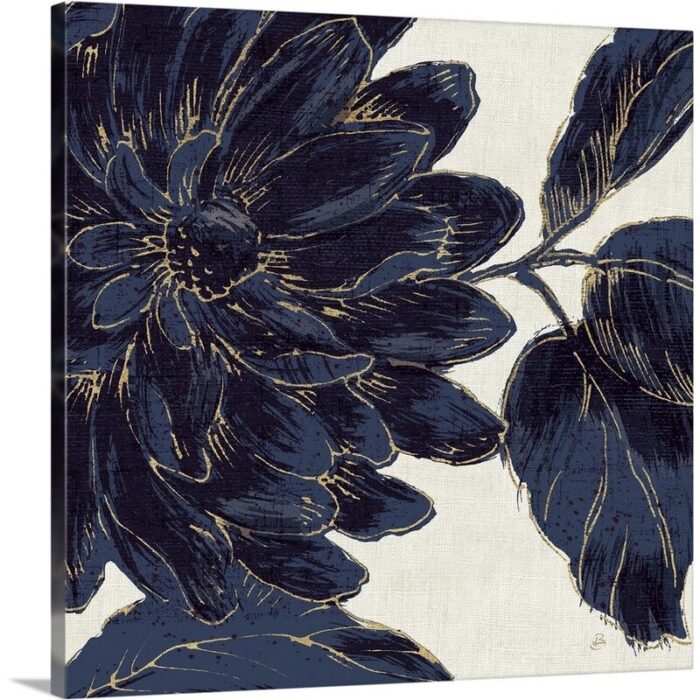 Indigo Garden ” Indigo Garden I ” by Daphne Brissonnet - Chic Decora