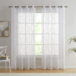 Inshaal Polyester Semi Sheer Curtain Pair (Set of 2) - Chic Decora