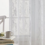 Inshaal Polyester Semi Sheer Curtain Pair (Set of 2) - Chic Decora