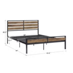 Iron Platform Bed - Chic Decora