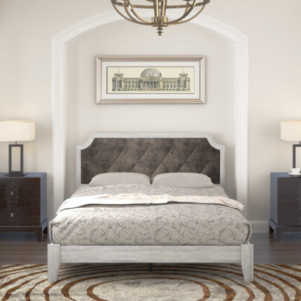 Heffron Solid Wood Bed - Chic Decora