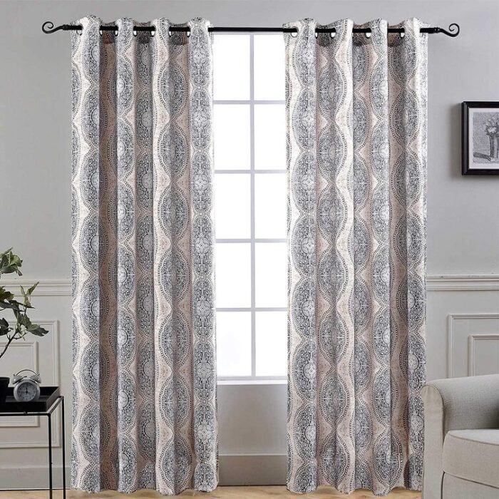 Ishpeming Polyester Room Darkening Curtain Pair (Set of 2) - Chic Decora