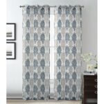 Iverson Polyester Sheer Curtain Pair (Set of 2) - Chic Decora