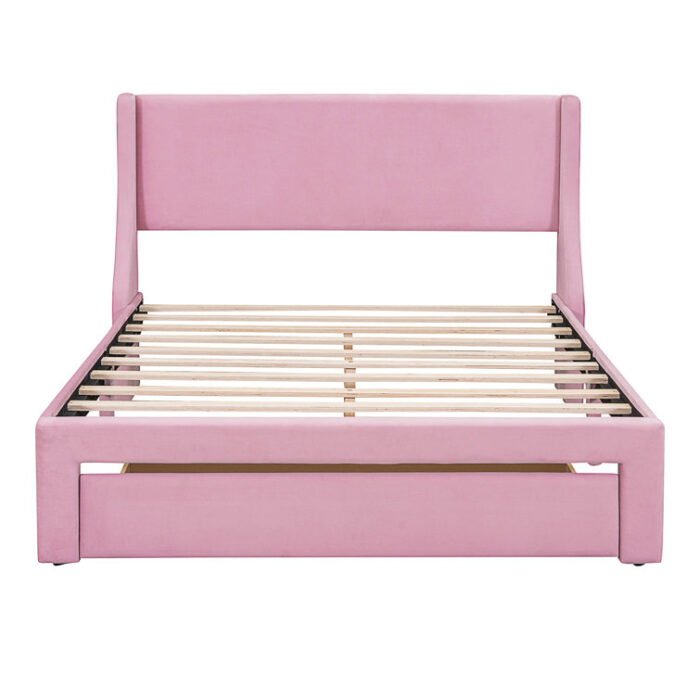 Ixone Upholstered Platform Storage Bed - Chic Decora