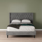 Jabaris Upholstered Wingback Bed - Chic Decora