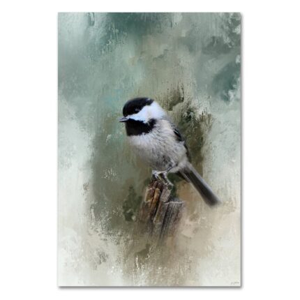 Jai Johnson ” Winter Chickadee ” by Jai Johnson - Chic Decora