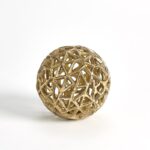 Jali Ball-Antique Brass-Sm - Chic Decora