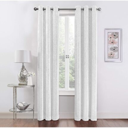 Madilyn Polyester Room Darkening Curtain Pair (Set of 2) - Chic Decora