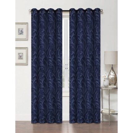 Bushton Polyester Blackout Curtain Pair (Set of 2) - Chic Decora