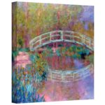 Japanese Bridge by Claude Monet Painting on Canvas - Chic Decora