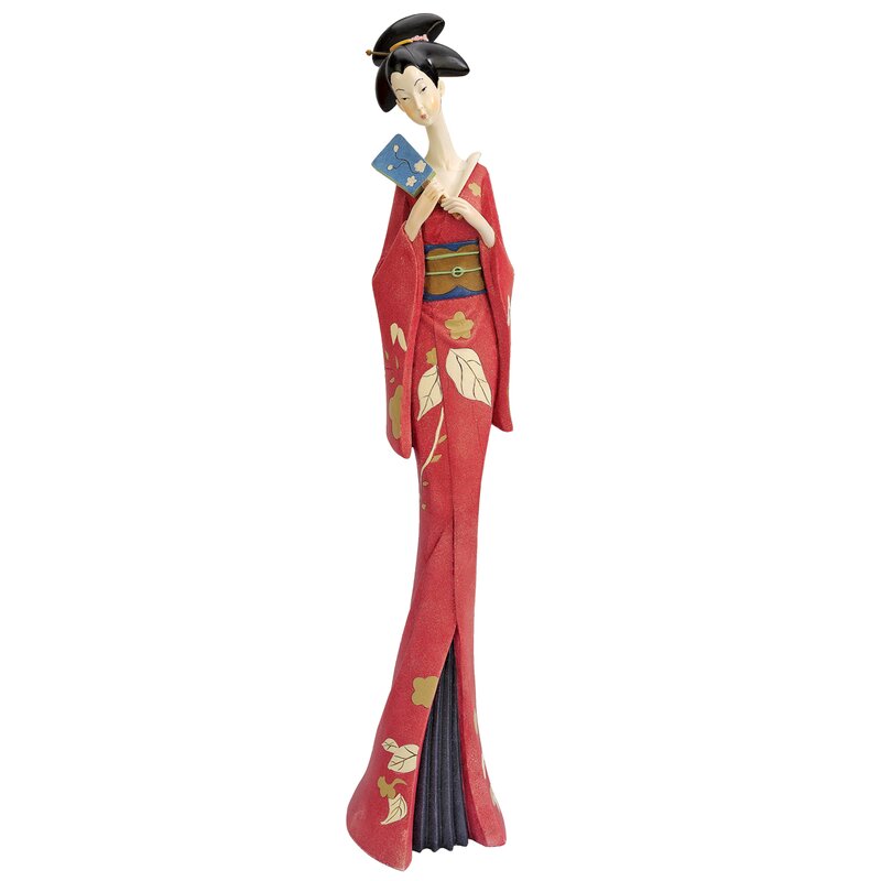 Japanese Maiko Geisha Handmade Statue - Chic Decora