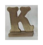 Laury Text & Numbers Letter Block - Chic Decora