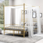 Jasalyn Metal Canopy Bed - Chic Decora