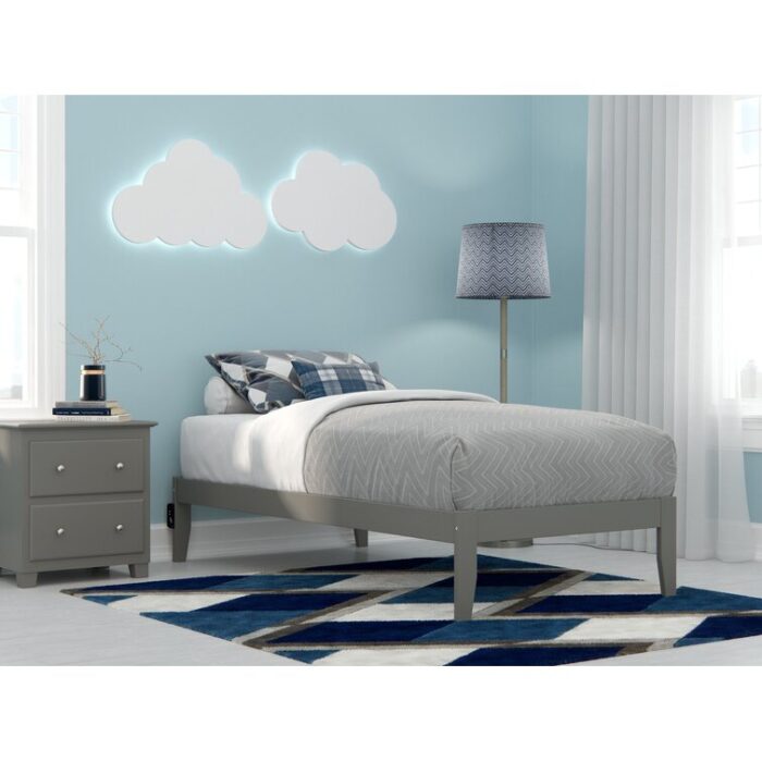 Javaunte Solid Wood Platform Standard Bed - Chic Decora