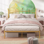 Jayci Metal Open-Frame Storage Bed - Chic Decora