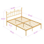 Jayci Metal Open-Frame Storage Bed - Chic Decora