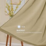 Jayla Solid Color Blackout Thermal Grommet Curtain Panels (Set of 2) - Chic Decora