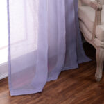 Jaylene Polyester Semi Sheer Curtain Pair (Set of 2) - Chic Decora