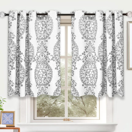 Polyester Sheer Curtain Pair (Set of 2) - Chic Decora