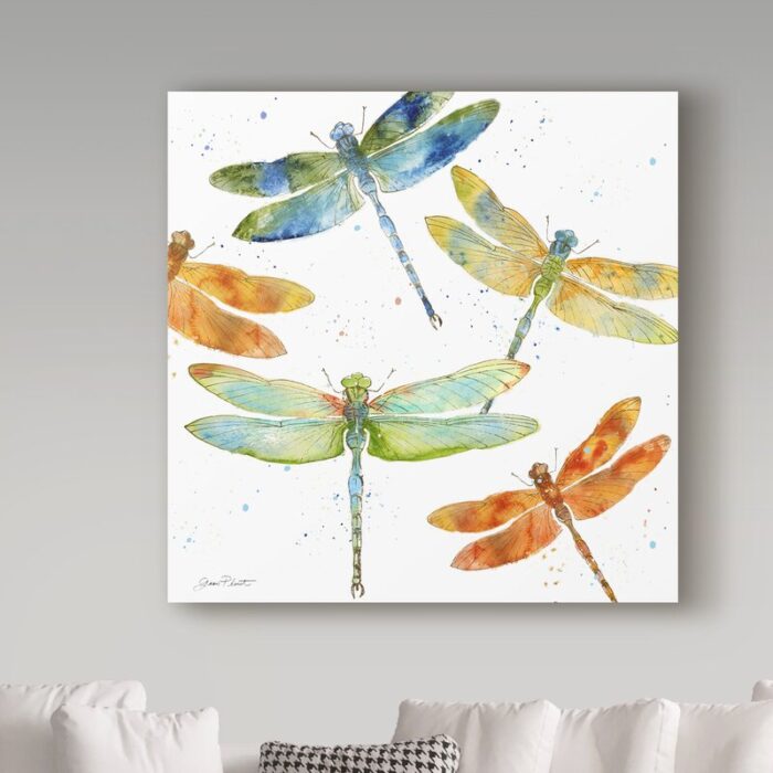 Jean Plout ” Dragonfly Bliss 1 ” by Jean Plout - Chic Decora