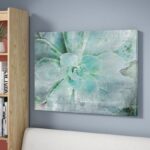 Jeanetta ” Teal Succulent 2 ” by Irena Orlov - Chic Decora