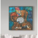 Jennifer McCully ” Music Feeds The Soul – Guitar ” by Jennifer McCully - Chic Decora