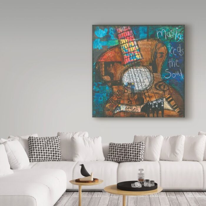 Jennifer McCully ” Music Feeds The Soul – Guitar ” by Jennifer McCully - Chic Decora