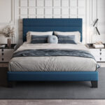 Jerriann Upholstered Platform Bed - Chic Decora