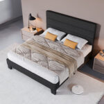 Jerriann Upholstered Platform Bed - Chic Decora