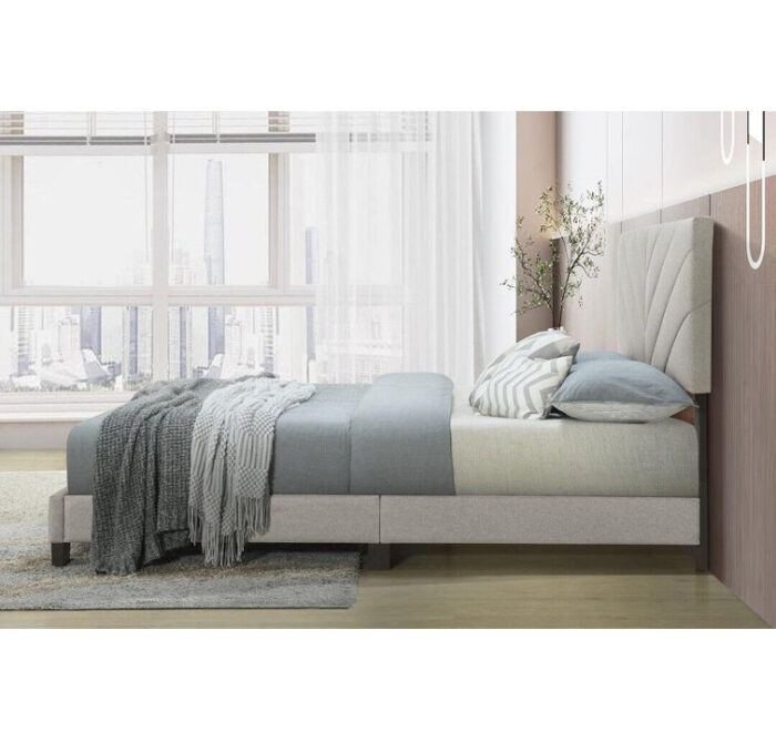 Jesten Upholstered Standard Bed - Chic Decora