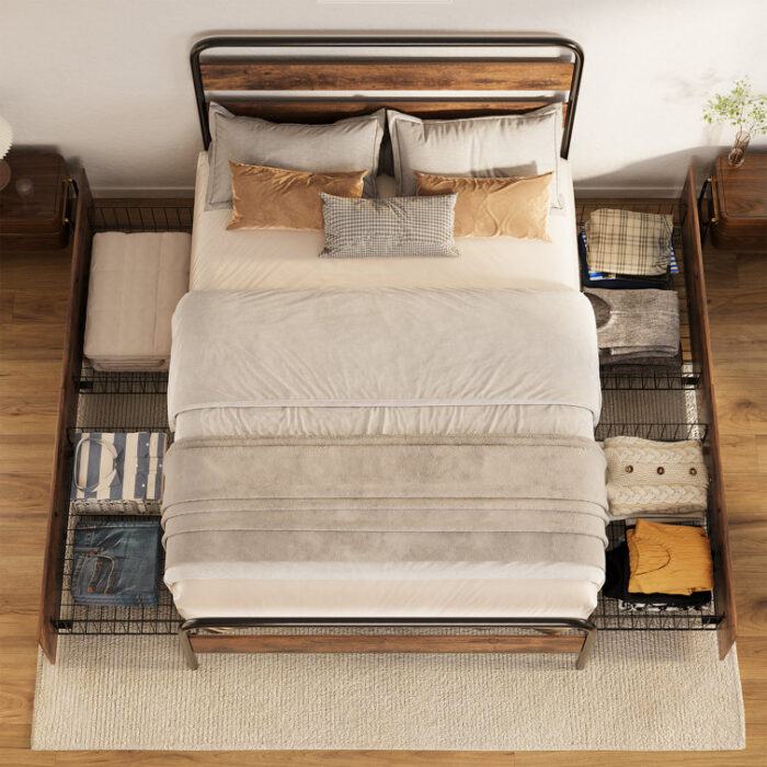 Johannah Platform Bed - Chic Decora