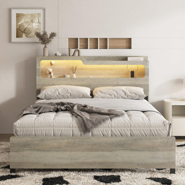 Jonko Bookcase Storage Bed - Chic Decora