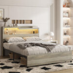 Jonko Bookcase Storage Bed - Chic Decora