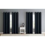 Jordan 4-Piece Triple Weave Blackout Curtain Panel Set (Set of 2) - Chic Decora