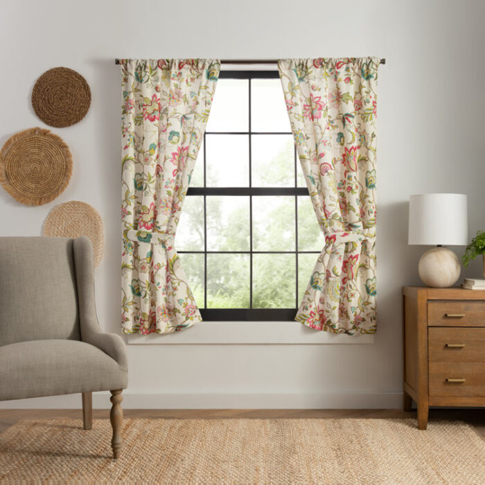 Jorma Polyester Room Darkening Curtain Pair (Set of 2) - Chic Decora