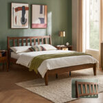 Josse Ted Bed, Walnut - Chic Decora