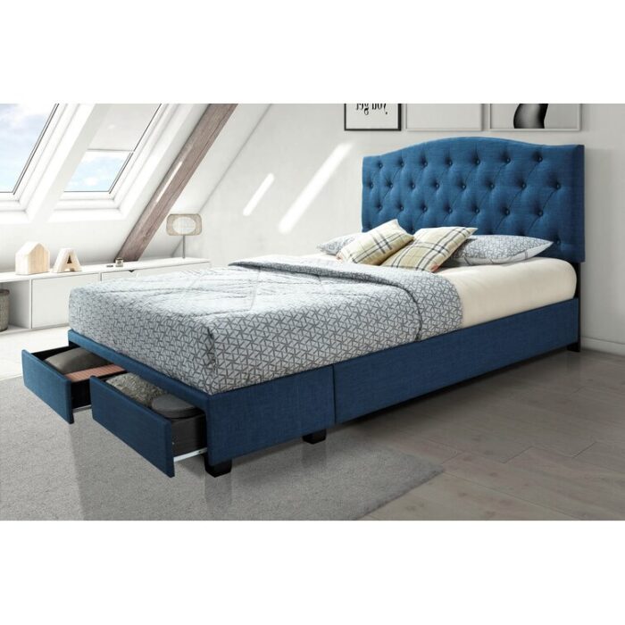 Juillac Upholstered Platform Storage Bed - Chic Decora