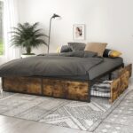 Julana Storage Platform Bed With 4 drawers No Headboard - Chic Decora