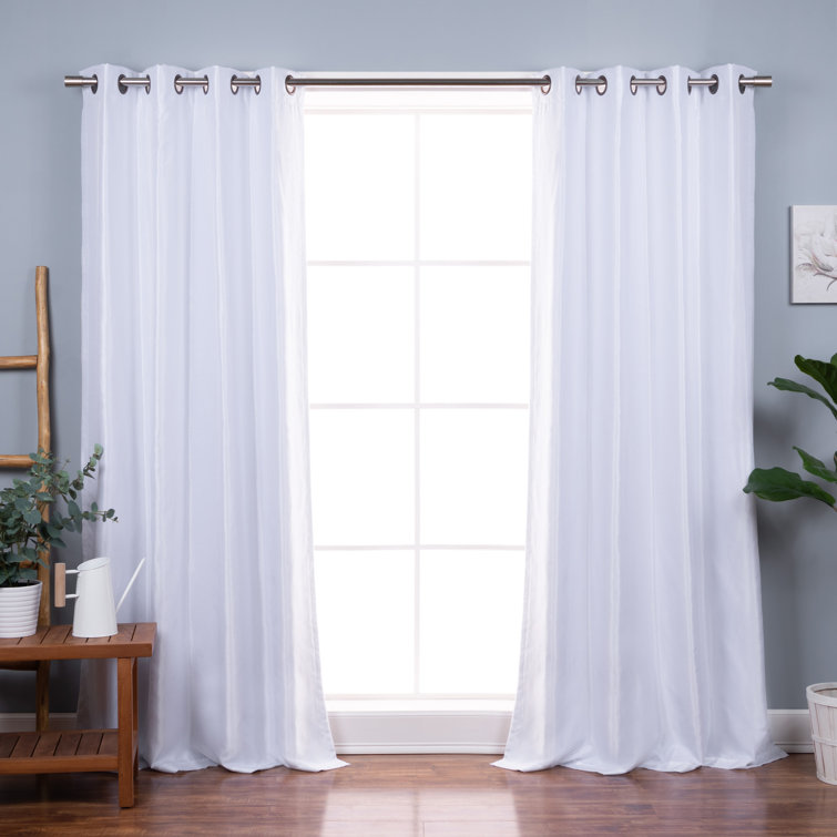 Titine Polyester Sheer Curtain Pair (Set of 2) - Chic Decora