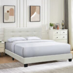 Juliyan Upholstered Wingback Bed - Chic Decora