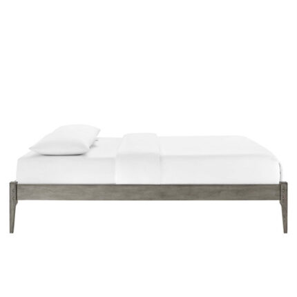 June Wood Platform Bed Frame - Chic Decora