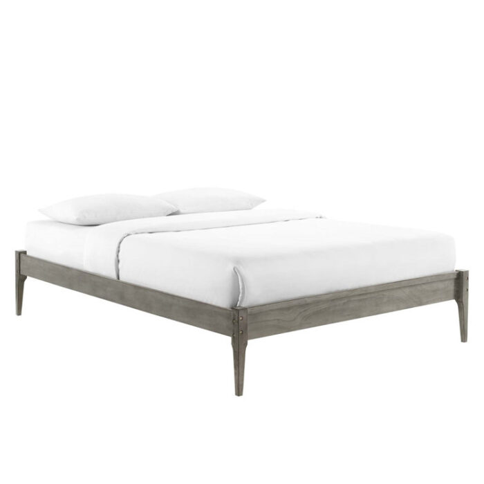 June Wood Platform Bed Frame - Chic Decora