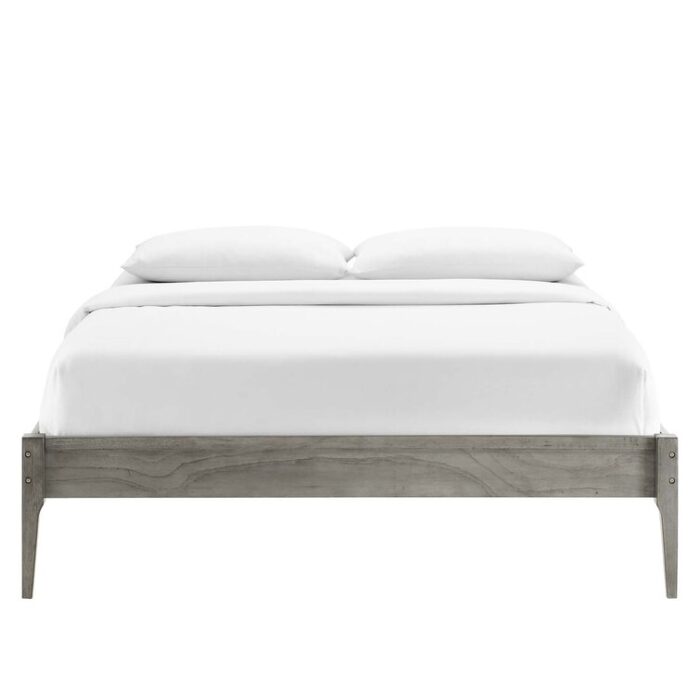 June Wood Platform Bed Frame - Chic Decora