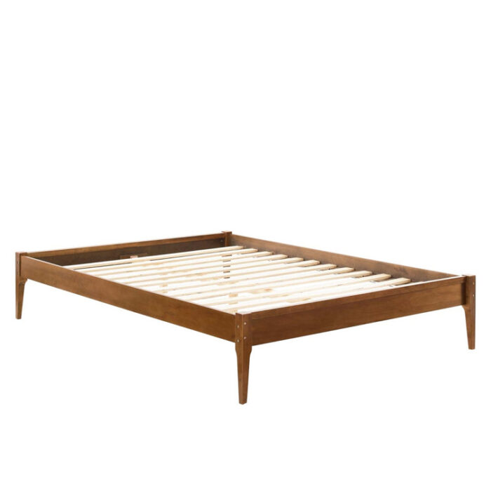 June Wood Platform Bed Frame - Chic Decora