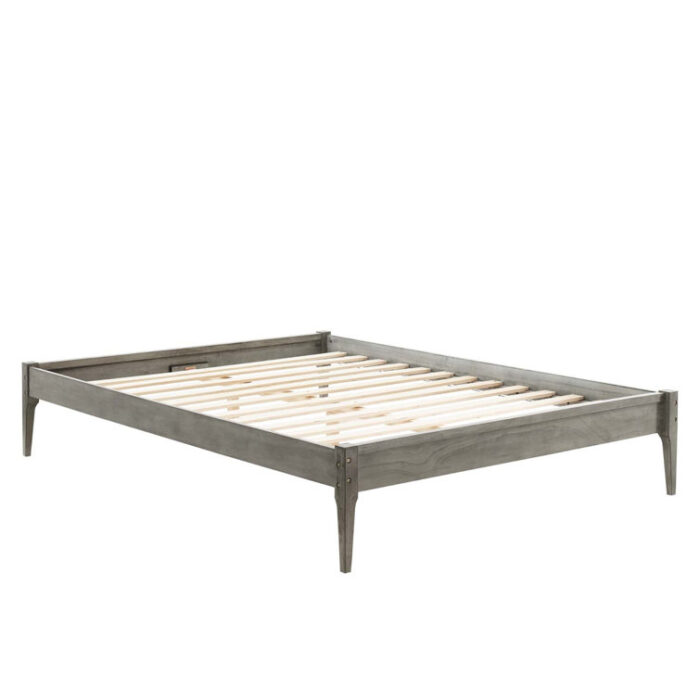 June Wood Platform Bed Frame - Chic Decora